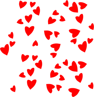 爱心卡通素材情人节