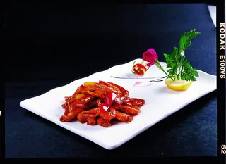 川菜湘菜高清菜谱 麻花菇炒鲜虾68