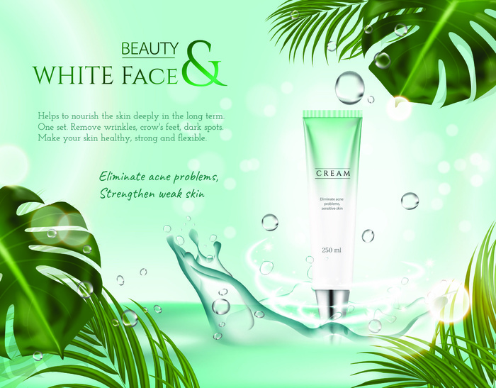 电商广告化妆品横幅素材