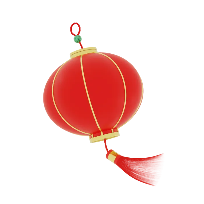 新年元素素材红色喜庆新春兔年
