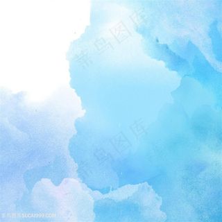 蓝色水色水彩水墨背景图片