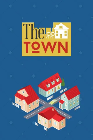 街道建筑矢量扁平插画