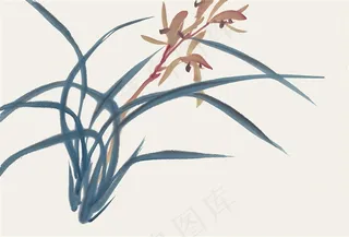 写意花卉工笔国画jpg素材