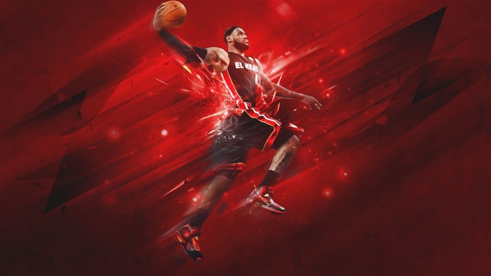 勒布朗·詹姆斯桌面壁纸素材