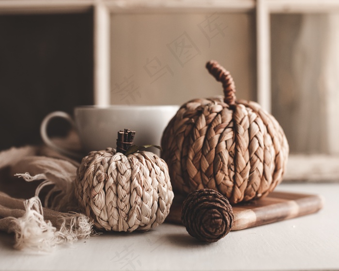手工编织南瓜图片