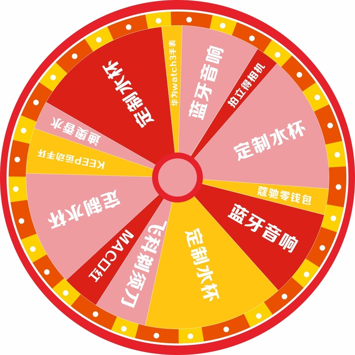 活动抽奖大转盘cdr矢量模版下载