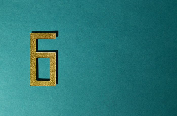 数字6背景图片