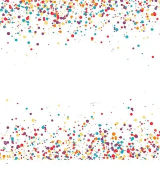 五彩纸屑 PNG免抠