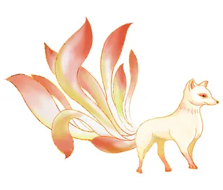 手绘山海经上古神兽夫诸凤凰麒麟青龙白虎朱雀玄武插画PSD素材