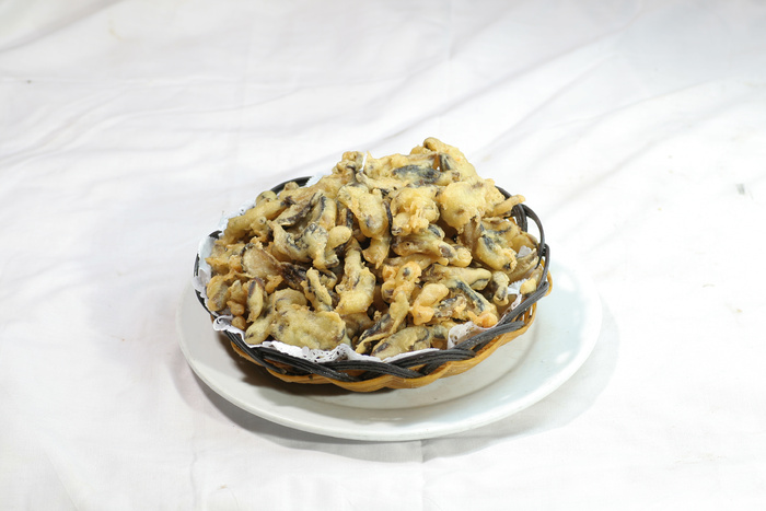 12干炸香菇 一篓油