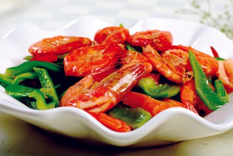 0911XC-637青椒炒明虾