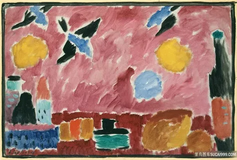 用瓶子和面包做的静物画插画 用瓶子和面包做的静物画插画
