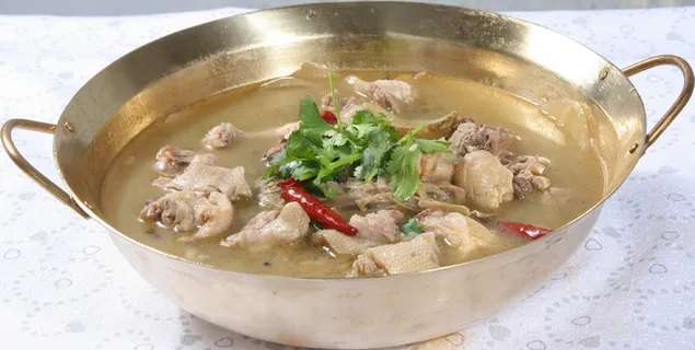 暖锅酸萝卜老鸭