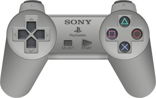 索尼 Playstation 游戏手柄 PNG免抠(1382x867)