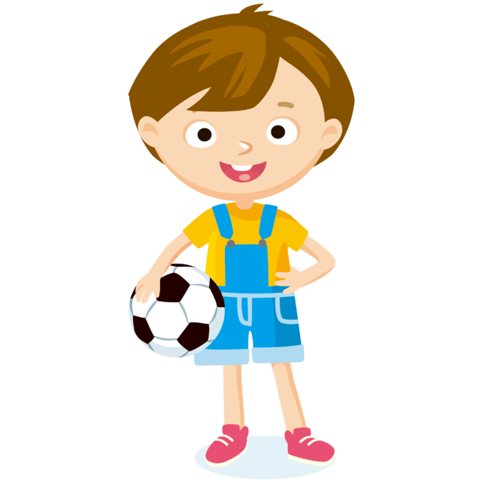 踢足球卡通人物