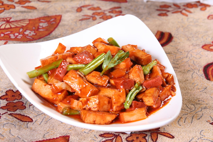 豆腐烧肉