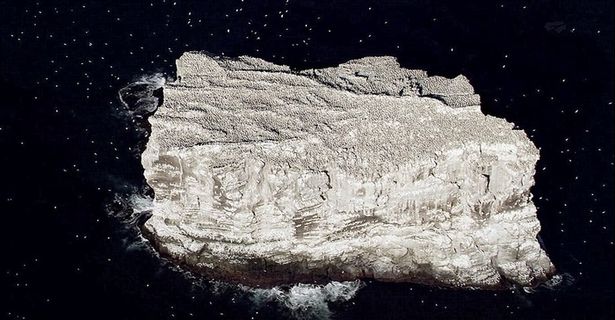 星空下美丽的海岛