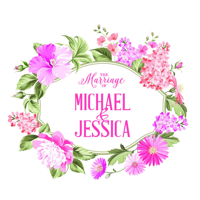 花朵花瓣花束失量背景图