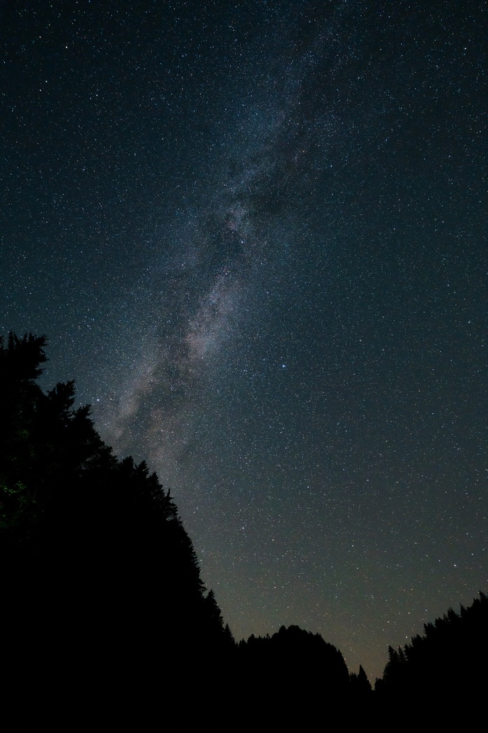黑色星空摄影素材