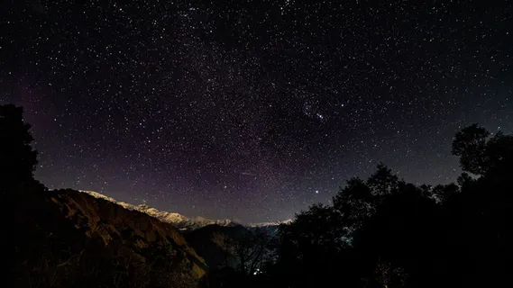 夜晚星空银河图片 夜晚星空银河图片