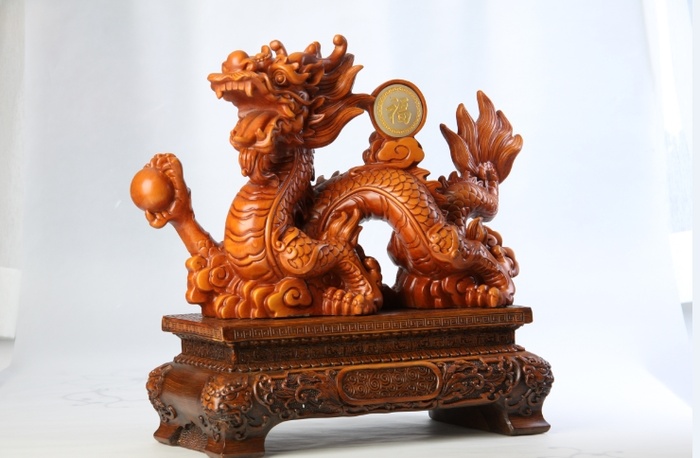 雕塑木龙素材