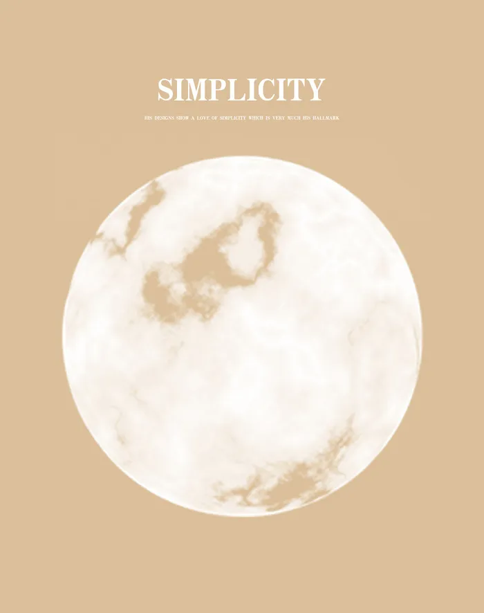 简约月亮摄影背景psd模版下载