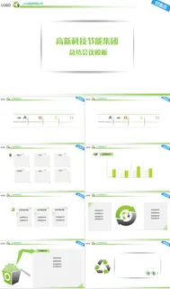 高科技企业节能环保工作总结会议报告模板