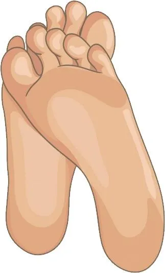 赤脚 PNG免抠(323x534)