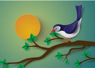 C4d插画 浮雕插画 卡通插画 背景插画