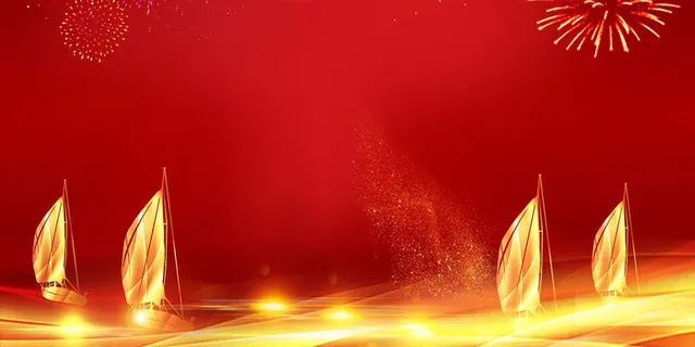 红色喜庆2022虎年春节新年元宵节海报背景展板模板设计素材图