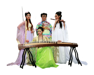 42 (1)免抠元素 免抠摄影 美女 人物 服装 古风 演奏