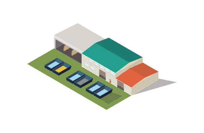 分析图素材图标集合景观建筑立面插画场景AI矢量图形设计eps,ai矢量模版下载