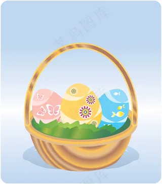 卡通复活节彩蛋图片