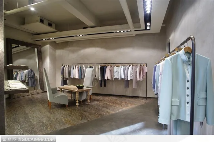 时尚用品-简洁的服饰店