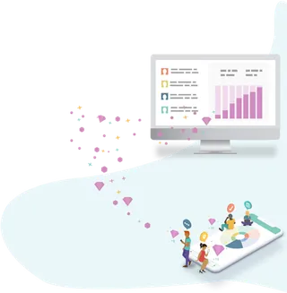 互联网办公计算机会议科技kv主视觉素材