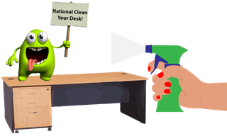 杀菌卡通立体素材