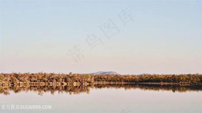 湖畔美景风景画壁纸