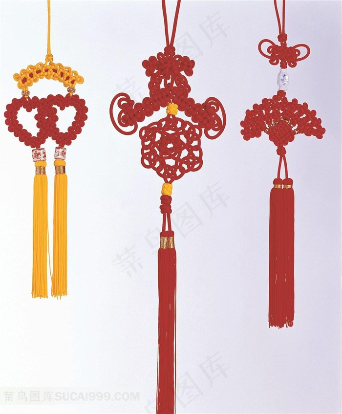三个中国结素材图片