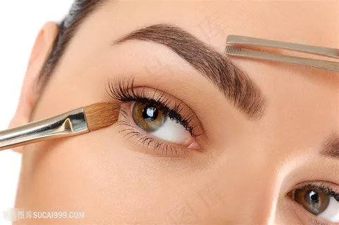 修眉时尚美女高清图片