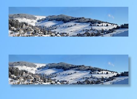 冬天高山背景风景