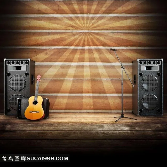 小型演唱会舞台背景图片