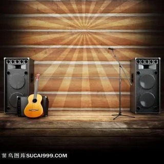 小型演唱会舞台背景图片