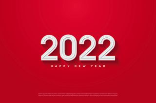 2022创意艺术字体新年虎年圣诞节数字立体质感文字AI矢量设计素材