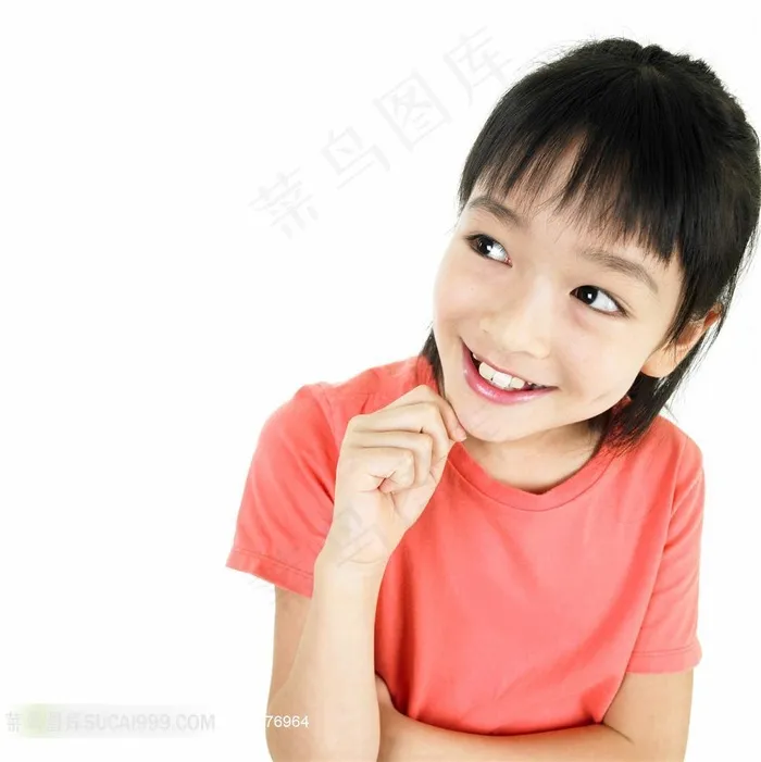 甜美可爱的女孩素材