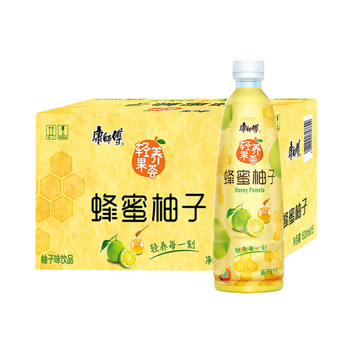 康师傅蜂蜜柚子超市商品白底图免抠实物摄影png格式图片透明底