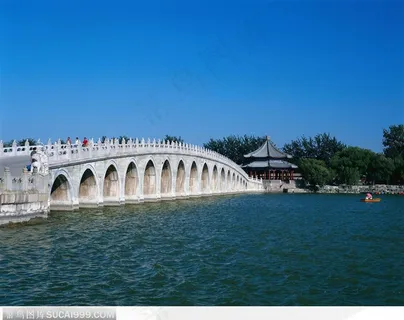 昆明湖十七孔桥·廓如亭 昆明湖十七孔桥·廓如亭