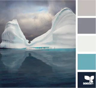 冬天系配色色卡色彩搭配