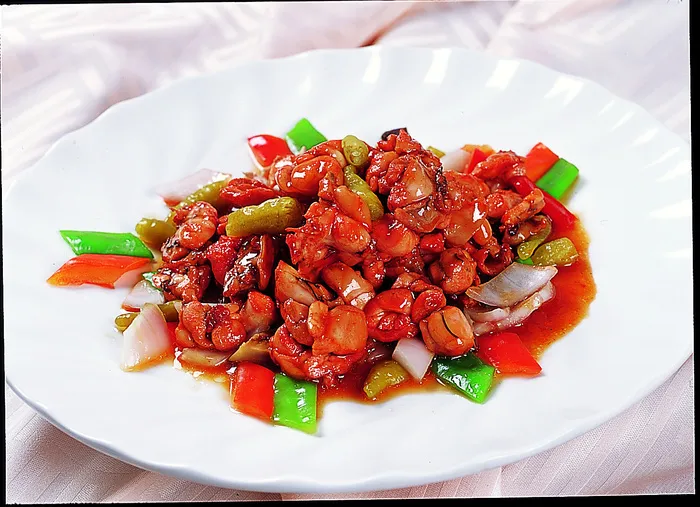 川菜湘菜高清菜谱 椒滑蛙肉