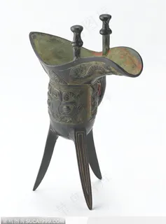 中华传统工艺品青铜酒杯 中华传统工艺品青铜酒杯