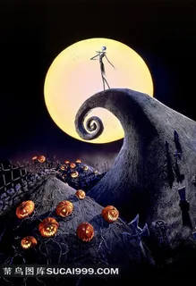月光下的骷髅电影圣诞夜惊魂海报 月光下的骷髅电影圣诞夜惊魂海报